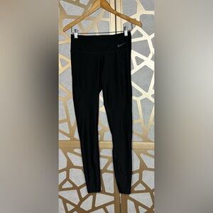 Nike Leggings Women's Black Size S Power Panel Wrap Tight Athletic Pants